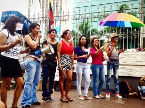 Planton en conmemoración 18 años despenalización de la homosexualidad en Ecuador - 25 de Noviembre 2015 - Silueta X (2)
